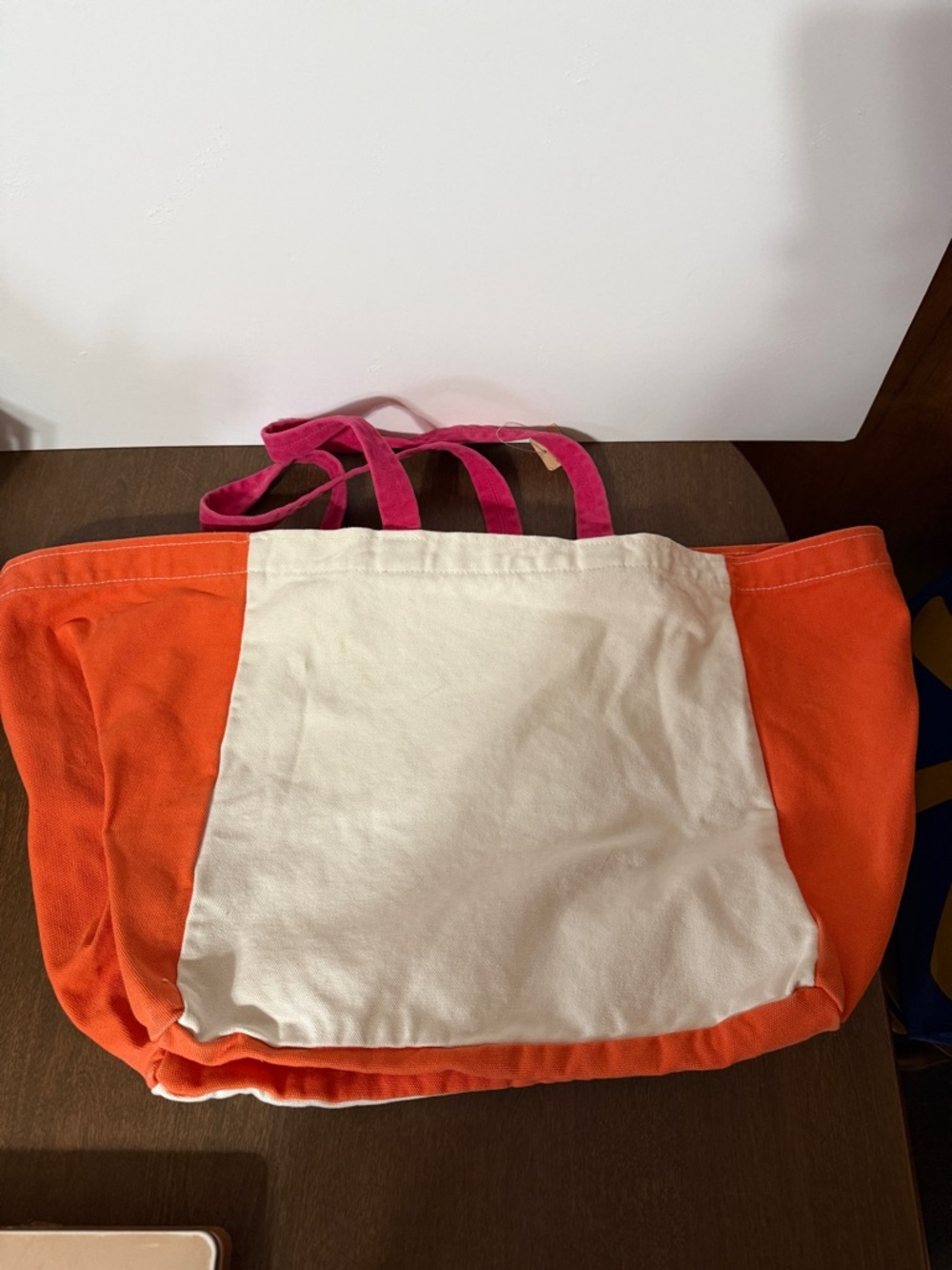 Aeo American Eagle Outfitters Tote Bag Orange White Pink